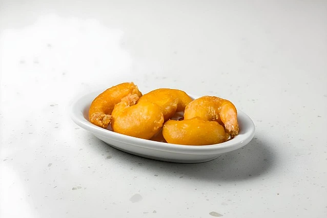 Gambas con gabardina